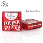 TTLIFE 100 Pieces/Pack 3 6 Diameter 60mm 56mm Coffee Filter for Moka Pot Great Accessories for Delicious Coffee Maker