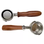 58mm E61 Coffee Bottomless Portafilter Filter Holder Basket Dosing Ring for Barista  Delonghi Delonghi