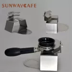 Sturdy Stainless Steel Adjustable Espresso Coffee Tamper Stand Barista Tool Tamping Holder Rack Shelf Coffee Machine Tool