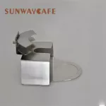 Sturdy Stainless Steel Adjustable Espresso Coffee Tamper Stand Barista Tool Tamping Holder Rack Shelf Coffee Machine Tool