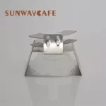 Sturdy Stainless Steel Adjustable Espresso Coffee Tamper Stand Barista Tool Tamping Holder Rack Shelf Coffee Machine Tool