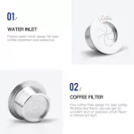 Stainless Steel Coffee Filters Refillable Coffee Capsule Pod for Lavazza Blue