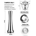 Icafilas Eco-Friendly Package Refillable Coffee Capsule Corp For Nespresso Reusable Pod Stainless Steel Upgrade Version