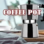 Aluminum Coffee Maker Durable Moka Cafeteira Expresso Percolator Pot Pote Pot Practical Moka Coffee Pot 50/100/150/300/450/600ml