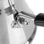 Hilife Butter Melting Pot Coffee Utensils Kitchen Tools European Long Handle Moka Pot Stainless Steel Turkish Coffee Pot