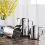 Stainless Steel Milk Frothing Jug Espresso Coffee Pitcher Barista Craft Coffee Latte Milk Frothing Jug Pitcher 350 600 1000ml