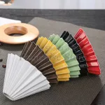 Coffee Maker V60 Coffee Set Ceramic V60 Coffee Filter Cup Cloud Pot Coffee Coffee Coffee-Color Coffee Funnel