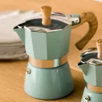 150ml Mocha Coffee Machine Household Small Hand Coffee Maker Electric Stove Cook Italian Concentrated Drip Pot Moka Pot