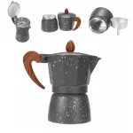 150ml Mocha Coffee Machine Household Small Hand Coffee Maker Electric Stove Cook Italian Concentrated Drip Pot Moka Pot