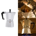 Italian Espresso Latte Cafetiere Coffee Maker 1 Cup Cup 6 Cup Cups Percolator Mocha Latte Coffee Maker Moka Percolator Pot