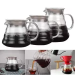 Carafe Drip Coffee Pot Coffee Kettle Brewer Barista Percolator Pour Over Glass Range Coffee Server 360ml 600ml 800ml Clear 25
