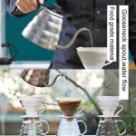 Stainless Steel Hario Coffee Drip Gooseneck Kettle Pot Teapot Kettle Tea Maker High Quality Bottle Kitchen Accessories 1l/1.2l