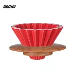 Ceramic Handmade Origami Filter Cup Hand-Made Coffee Filter Cup V60 Funnel Drip Cake Cup Multiple Colors Availble