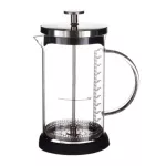 350/600ml Glass French Press Pot Heat-Resistant Coffee Maker Tea Filter Cup
