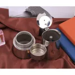 Coffee Maker Moka Pot Thermo Portable Percollator Krups Distilled Espresso Siphon Filter Cafetera Italiana Pots for Kitchen 200ml