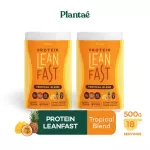No.1 Plantae Lean Fast Protein รส Tropical Blend 2 กระปุก :  Plant Protein L-carnitine โปรตีนพืช วีแกน แคลต่ำ เผาผลาญไว วีแกน						 1 กระปุก 500g