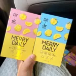 MERRY DAILY โปร 2 แถม 1 ช้ำชงลดเครียดเร่งขาว Pichlook x Dr.Mas น้ำชง เมอร์รี่เดลี่