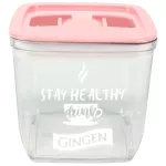 Gingen “จินเจน” ชุดโถสูญญากาศเปล่าสีโอลด์โรส 1 โถ