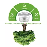 Capsula Reusable For Delta Q Ndiq7323 In Coffee Filters Stainless Steel Reutilizavel Coffee Capsule For Lavazza Point Ep Mini