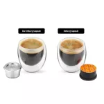 Capsula Reusable For Delta Q Ndiq7323 In Coffee Filters Stainless Steel Reutilizavel Coffee Capsule For Lavazza Point Ep Mini