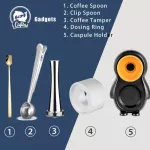 Icafilas Refillable Coffee Capsules Reusable Pods Compatible With Nespresso Inissia Capsula Nespresso Reutilizable