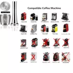 Icafilas Refillable Coffee Capsules Reusable Pods Compatible With Nespresso Inissia Capsula Nespresso Reutilizable