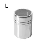 Stainless Steel Chocolate Shaker Cocoa Flour Icing Sugar Powder Coffee Printing Model Coffee Sifer Lid Shaker Cooking Tools