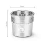 Icafilas Reusable Crema Coffee Capsule For Illy X7.1 X8 X9 Y3 Y5 Y1.1 Cafe Filter Cup Dripper Stainless Steel Refillable Basket