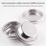 58mm Coffee Tea Filter Basket For Espresso/machine Coffee Maker Part High Quality Stainless Steel Porous Filter Bowl Basket Sd