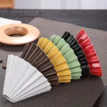 Ceramic V60 Coffee Dripper Reusable Filter Hand-Made Origami Filter Cup Hand-Made Coffee Filter Cup A Variety Of Colors