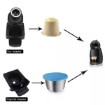 Stainless Steel Metal Reusable Dolce Gusto Capsule Compatible With Nescafe Coffee Machine Refillable Dolci