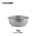 58mm Stainless Steel Porous Filter Bowl Basket For Espresso/machine Coffee Maker Part High Quality Coffee Tea Filter Basket