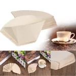 40pcs Hand-Poured Coffee Paper Filter Hand Drip Paper Coffee Filter Folded Coffee Paper Filter For Kitchen Tools