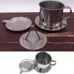 Portable Steel Vietnam Coffee Dripper Reusable Coffee Vietnamese Vietnam Pot Dripper Coffee V60 Cup Drip F9x6