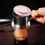 Portable Steel Vietnam Coffee Dripper Reusable Coffee Vietnamese Vietnam Pot Dripper Coffee V60 Cup Drip F9x6
