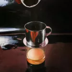 Portable Steel Vietnam Coffee Dripper Reusable Coffee Vietnamese Vietnam Pot Dripper Coffee V60 Cup Drip F9x6