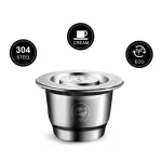 Icafilasfor Nespresso Reutilisable Refillable Capsule Crema Espresso Reusable Refillable Coffee Filter