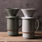 Dripper Ceramic Cup Coffee Maker V60 Coffee Drip Coffee Brewer Espresso Filters Coffee Accessories Brewing Coffee Appliance Set