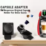 New Capsule Adapter For Nespresso Reusable Capsule Conversion Tray Coffee Machine Accessories Capsules Rack Coffee Filter Cup