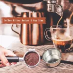 51mm Coffee Strainer Basket Semi-Automatic Coffee Machine Profilter Handle Filter For Breville Delonghi Krups Coffee Kitchen Kit