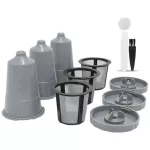 Reusable K Cups Coffee Filters for Keurig 1.0 BREWERS WITH COFFEE SPOON BRUSH B30 B50 B50 B60 K500 K400 K300 K200