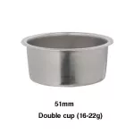 51/54/58mm Filter Basket for Coffee Bottomless Portafilter Single Double Powder Bowl Cleaning Blind Bowl Espresso Accessories