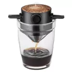 Reusable Stainless Steel Coffee Filter Portable Drip Coffee Tea Holder Funnel Tea Infuser Practical Tea Craft Tool