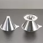 Reusable Coffee Filter 304 Stainless Steel Conical No Filter Paper Filter Baskets Dripper Coffee Tea Strainers Kitchen To