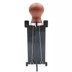 51 53 58mm Solid Wood Handle Coffee Needle Distributor Coffee Tamper Leveler Tool Powder Dispenser