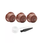 3pcs/pack Dolce Gusto Refillable Coffee Capsule Filter Reuse Cofee Tool Reusable Cafeteras Kapseln Compatible Box