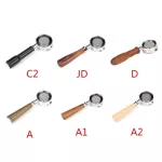 58mm Coffee Machine Filter Holder E61 Bottomless Portafilter With Wooden Handle D0ad