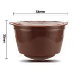 3pcs/pack Dolce Gusto Refillable Coffee Capsule Filter Reuse Cofee Tool Reusable Cafeteras Kapseln Compatible Box