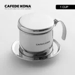 Cafede Kona Coffee Maker Vietnam Coffee Pot Domestic Stainless Steel Coffee Utensils Brewing Pot Drop Clepsydra 1 Cup