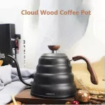 1l/1.2l Stainless Steel Coffee Drip Gooseneck Tea Pot Kettle Tea Maker Coffee Bottle Kettle Kitchen Accessories With Thermometer